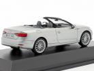 Audi A5 Cabriolet año de construcción 2017 plata Florett 1:43 Spark
