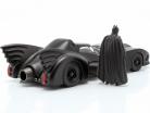 Batmobile com Batman figura filme Batman 1989 1:24 Jada Toys