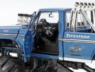 Ford F-250 Monster Truck Bigfoot #1 66 inch tires 1974 blauw 1:18 Greenlight