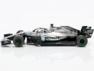 L. Hamilton Mercedes-AMG F1 W10 EQ #44 fórmula 1 campeão do mundo 2019 1:43 Bburago