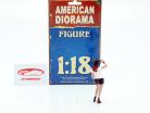 Partygängerin Figur #1 1:18 American Diorama