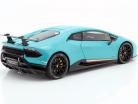 Lamborghini Huracan Performante Ano de construção 2017 luz azul 1:12 AUTOart