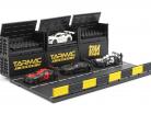 4-Car Set Mercedes-Benz AMG GT3 #4 met Pit lane diorama 1:64 Tarmac Works