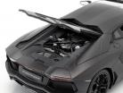 Lamborghini Aventador LP 700-4 建設年 2011 マット 黒 1:18 Welly