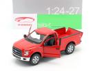 Ford F-150 Regular Cab Year 2015 red 1:24 Welly