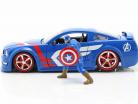 Ford Mustang GT 2006 用 数字 Captain America Marvel Avengers 1:24 Jada Toys