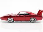 Dodge Charger Daytona Jaar 1969 Fast and Furious 6 2013 rood 1:24 Jada Toys