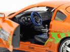 Brian's Toyota Supra 电影 Fast & Furious 7 (2015) 橙子 1:24 Jada Toys