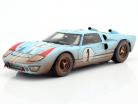 Ford GT40 MK II Dirty Version #1 2 ° 24h LeMans 1966 Miles, Hulme 1:18 ShelbyCollectibles