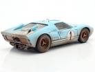 Ford GT40 MK II Dirty Version #1 2do 24h LeMans 1966 Miles, Hulme 1:18 ShelbyCollectibles