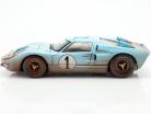 Ford GT40 MK II Dirty Version #1 2e 24h LeMans 1966 Miles, Hulme 1:18 ShelbyCollectibles