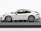 Porsche 911 R Byggeår 2016 hvid / sort 1:43 Minichamps