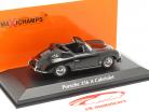 Porsche 356 A Cabriolet an 1956 noir 1:43 Minichamps