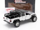 Jeep Gladiator ano 2020 Fast &amp; Furious 9 (2021) prata 1:24 Jada Toys