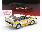 Audi Quattro S1 #2 4 ° Rallye Monte Carlo 1986 Röhrl, Geistdörfer 1:18 AUTOart