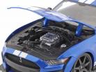 Ford Mustang Shelby GT500 Byggeår 2020 blå 1:18 Maisto