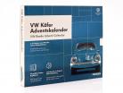 VW 甲虫 Adventskalender: Volkswagen VW 甲虫 蓝色 1:43 Franzis