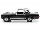 Mercedes-Benz 230 SL (W113) Hardtop Año de construcción 1963 negro 1:24 Welly