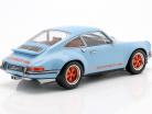 Singer Coupe Porsche 911 修改 海湾 蓝色 / 橙子 1:18 KK-Scale