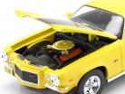 Chevrolet Camaro Ano de construção 1971 amarelo / Preto 1:18 Maisto