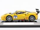 Ferrari 488 Challenge #1 geel 1:43 Bburago