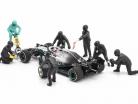 Fórmula 1 Cova equipe técnica personagens Set #1 equipe Preto 1:43 American Diorama