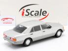 Mercedes-Benz 560 SEL Clase S (W126) 1985 plata astral / gris 1:18 iScale