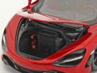 McLaren 720S Ano de construção 2017 vermelho metálico 1:18 AUTOart