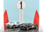 2-Car Set Ford GT40 MK II #2 #1 Vinder og 2. plads 24h LeMans 1966 1:43 CMR