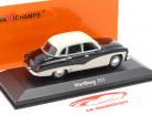 Wartburg 311 an 1959 noir / blanc 1:43 Minichamps