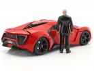 Dom's Lykan Hypersport 2014 Fast & Furious 7 (2015) with figure 1:18 Jada Toys