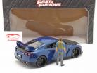 Brian's Nissan GT-R (R35) 2009 Fast & Furious 7 (2015) Avec figure 1:18 Jada Toys