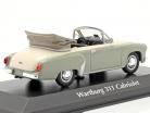 Wartburg 311 Cabriolet year 1958 grey / white 1:43 Minichamps
