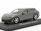 Porsche Panamera Turbo grijs metalen 1:43 Minichamps