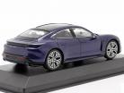 Porsche Taycan Turbo Spectrum Edition 2020 gentiaan blauw metalen 1:43 Minichamps