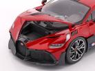 Bugatti Divo Anno di costruzione 2018 rosso / nero 1:18 Bburago