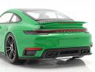 Porsche 911 (992) Turbo S 建设年份 2020 python 绿色 1:18 Minichamps