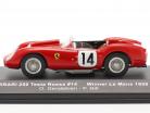 Ferrari 250 Testa Rossa #14 vincitore 24h LeMans 1958 Gendebien, Hill 1:43 Ixo