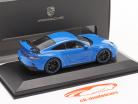 Porsche 911 (992) GT3 Ano de construção 2021 shark blue 1:43 Minichamps