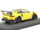 Porsche 911 (991 II) GT2 RS Weissach pakket 2018 racing geel / zwart velgen 1:43 Minichamps