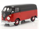 Volkswagen VW Type 2 furgoneta rojo / negro 1:24 MotorMax
