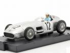 Stirling Moss Mercedes-Benz W196 #12 Ganador británico GP fórmula 1 1955 1:43 Brumm