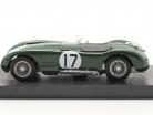 Jaguar C-Type #17 2. plads 24h LeMans 1953 Moss, Walker 1:43 Brumm