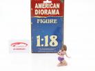 Bikini Car Wash Girl Alisa chiffre 1:18 American Diorama