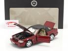 Mercedes-Benz 500 SL (R129) Facelift 1998-2001 âmbar vermelho 1:18 Norev