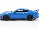 Ford Mustang Shelby GT500 建设年份 2020 蓝色的 1:18 Maisto