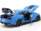 Ford Mustang Shelby GT500 Anno di costruzione 2020 blu 1:18 Maisto