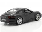 Porsche 911 (991) Carrera S Année de construction 2013 noir 1:24 Bburago