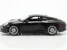Porsche 911 (991) Carrera S Année de construction 2013 noir 1:24 Bburago