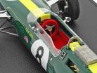 Jim Clark Lotus 25 #8 ganador italiano GP fórmula 1 Campeón mundial 1963 Con Escaparate 1:18 GP Replicas